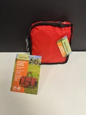 Adventuridge Red & Black Lightweight Foldable Duffle Bag New With Tags