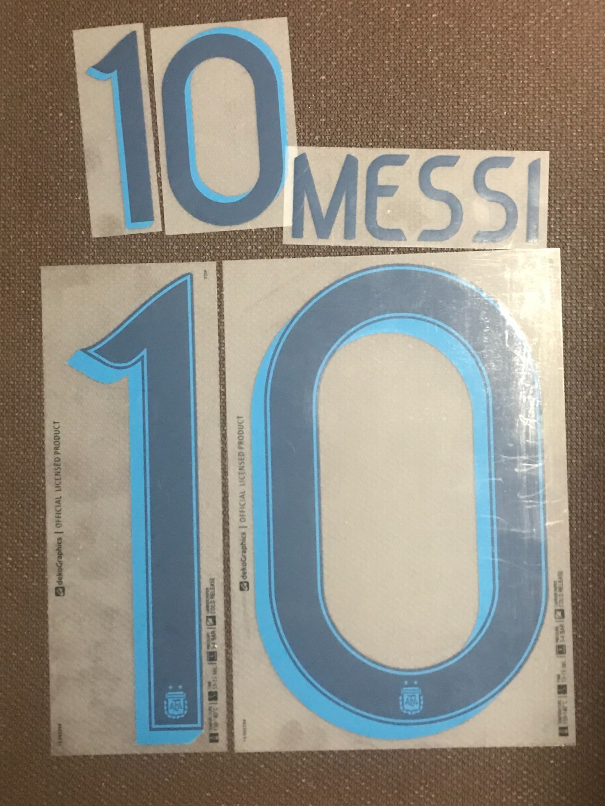Argentina 2019 Lionel Messi Player Size Soccer Shirt Nameset Name Number ID
