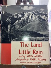 Ansel Adams The Land Of Little Rain Original 1950 HC DJ Mary Austin Death Valley