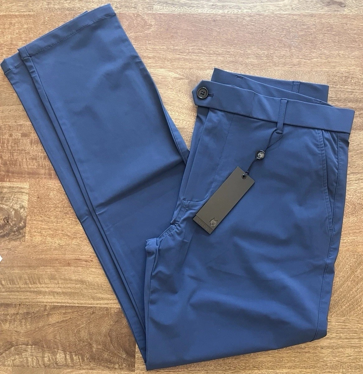 Greyson Montauk Golf Pants Trousers 34 x 32 Eel Blue Gray Polyamide MSRP $158
Opens in a new window