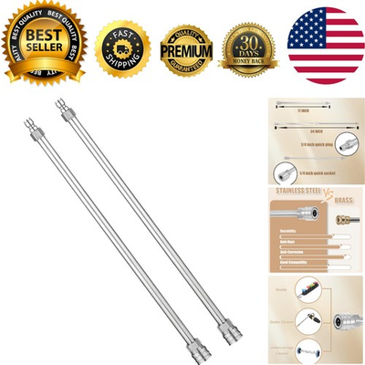 #ad #ad High Performance 17 Inch Stainless Steel Pressure Washer Lance 4000 PSI 2 Pack $41.99