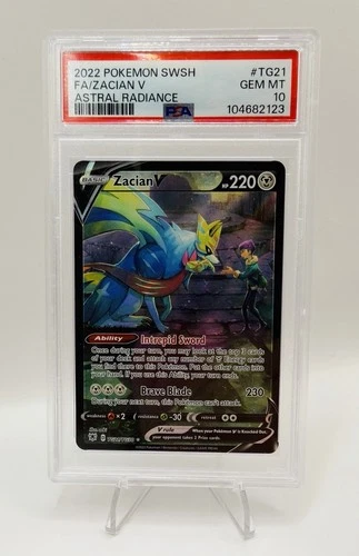 2022 POKEMON SWSH FA/ZACIAN V ASTRAL RADIANCE #TG21 - PSA 10 GEM MINT