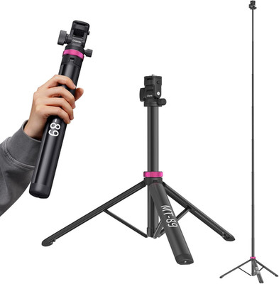 ULANZI MT-89 Extendable Tripod Aluminum, 82'' Portable Adjustable Light Stand wit
