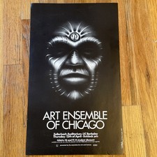RARE ORIGINAL 1979 ART ENSEMBLE OF CHICAGO CONCERT POSTER UC BERKELEY ZELLERBACH