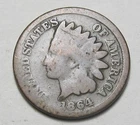 1864 BR INDIAN HEAD CENT,TOUGHER COIN!!!!(A2)