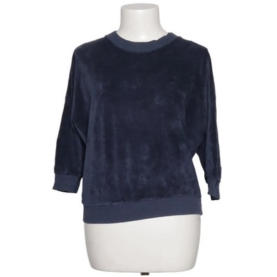 TwoThirds, Sweatshirt, Größe: M, Blau, Bio-Baumwolle, Einfarbig, Samt #nnm