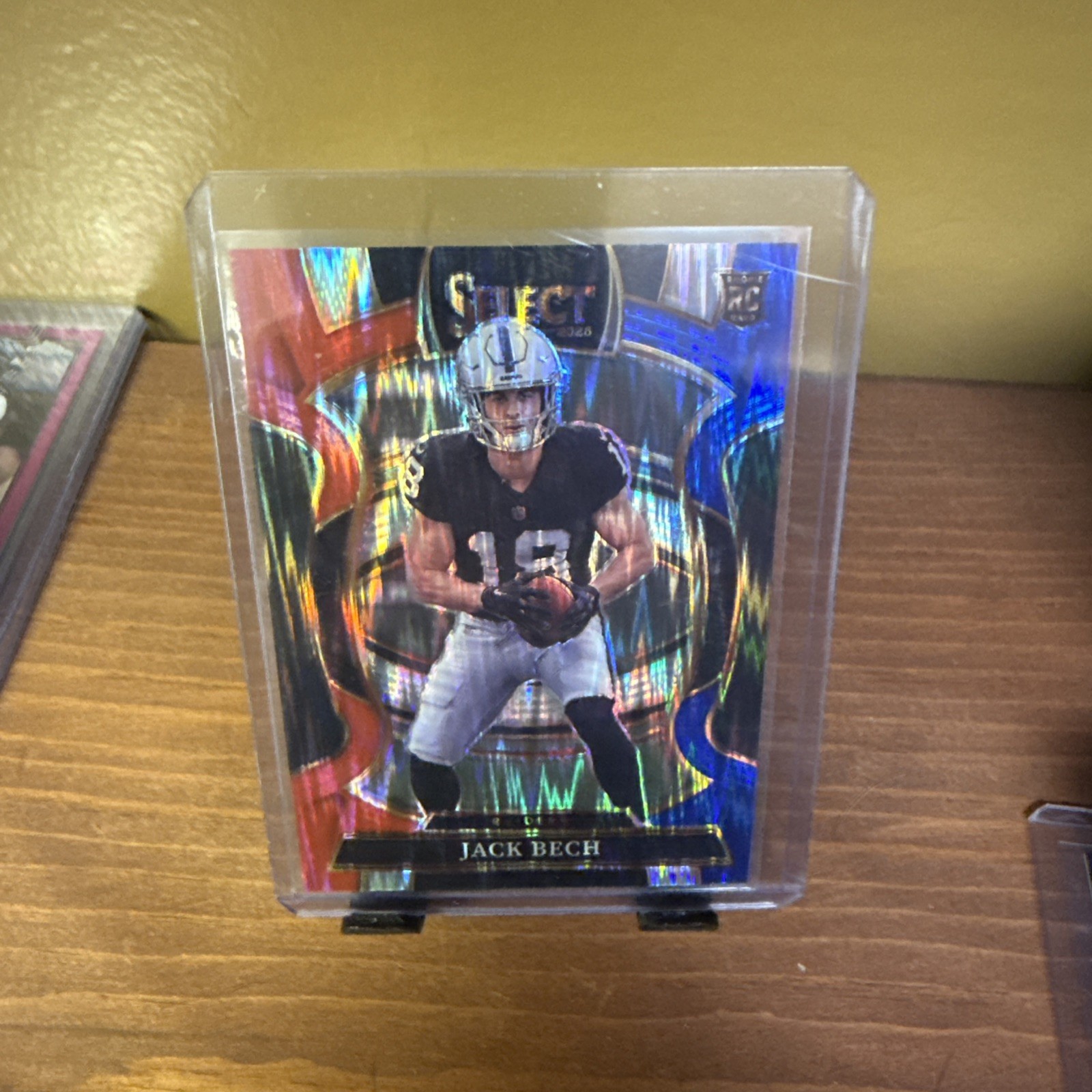 2025 Panini Select - Concourse Jack Bech #6 Red & Blue Shock Prizm (RC)