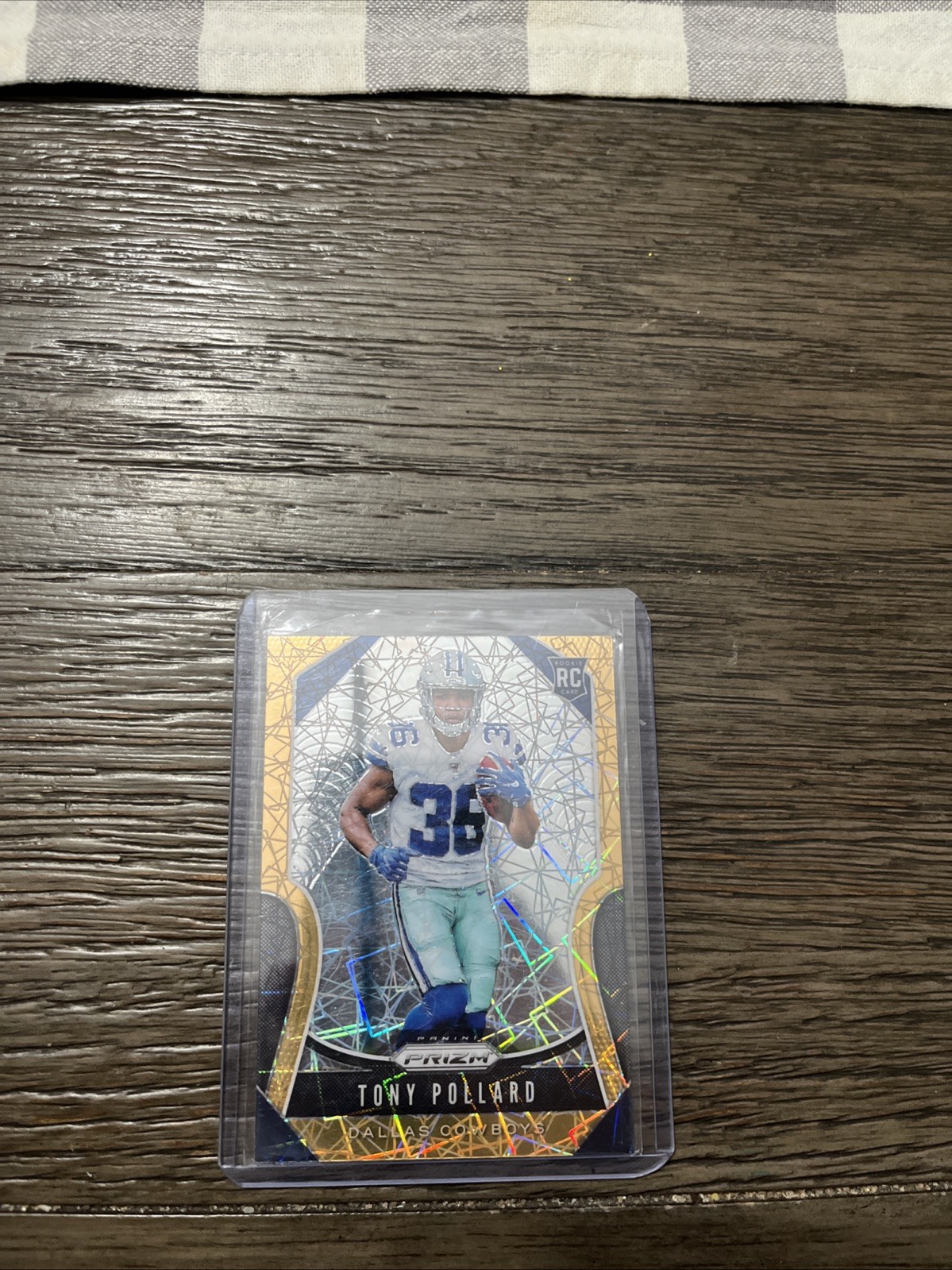 2019 PANINI PRIZM TONY POLLARD GOLD LAZER PRIZM RC ROOKIE #339 -SP -TITANS