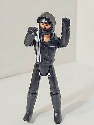 vintage Tonka action figure, commonly identified as a motorcycle driver or stunt