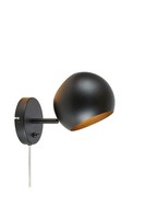 Moderne Skandinavische Wandleuchte In Schwarz - 1X40W/E14 - IP20