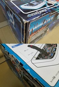Sega Saturn Twin Stick Controller HSS-0154 + VIRTUAL ON manual box HSS-0151