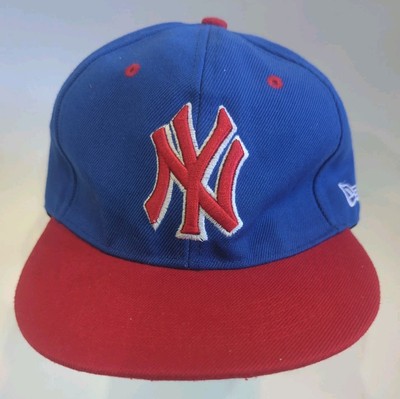 Baseball Cap New Era Yankees New York - Größe 71/4/ 58 cm Fitted (59 Fifty) blau rot