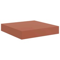 Wandregal 4Er Set Rot 23 X 23,5 X 4 Cm Holzwerkstoff Wandmontage