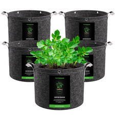 VIVOSUN 5-Pack 3/5/7/10/15/25 gallon Grow Bag...