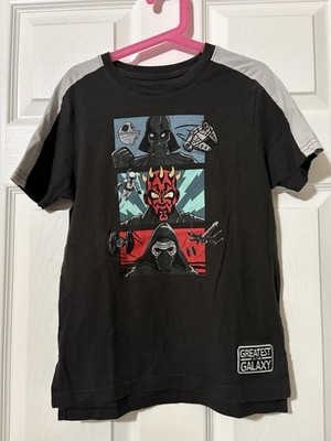 Star Wars Greatest In The Galaxy Villain Kids 7/8 Graphic Tee
