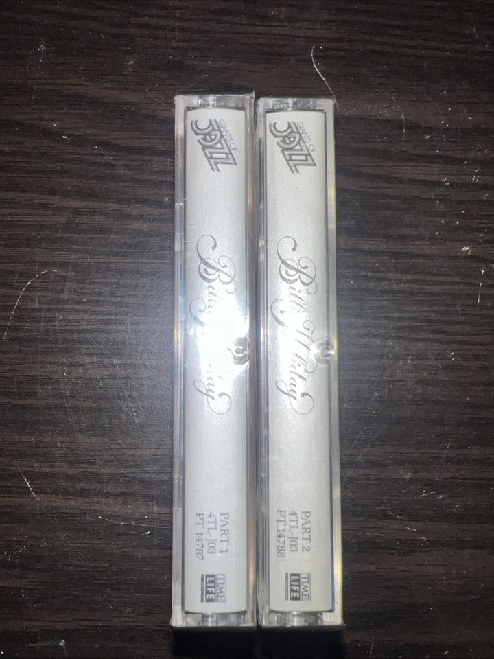Lot Of 2 Billie Holiday – Giants Of Jazz: 2 Cassette Tape 1&2 Vintage (Like New) - Imagem 4 de 4