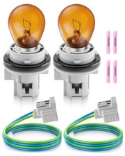 2PCS Turn Signal Light Socket Holder with Wire Harness Connector