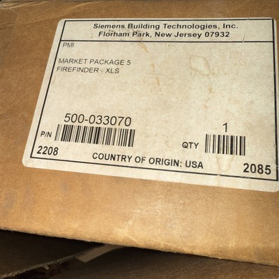 Siemens PMI 500-033070 FireFinder XLS Person Machine Interface FIRE ALARM
