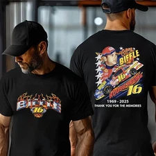 Greg Biffle Roush Racing TShirt, 1969-2025 Thanks You For The Memories TShirt