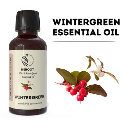 Heroot Wintergreen Essential Oil Pure for Diffuser Aromatherapy Home Fragrance