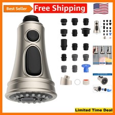 High-Pressure Kitchen Sink Faucet Head with 15 Adapters - Leak-Proof Performance