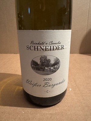 2020 Weißer Burgunder C Reinhold & Cornelia Schneider