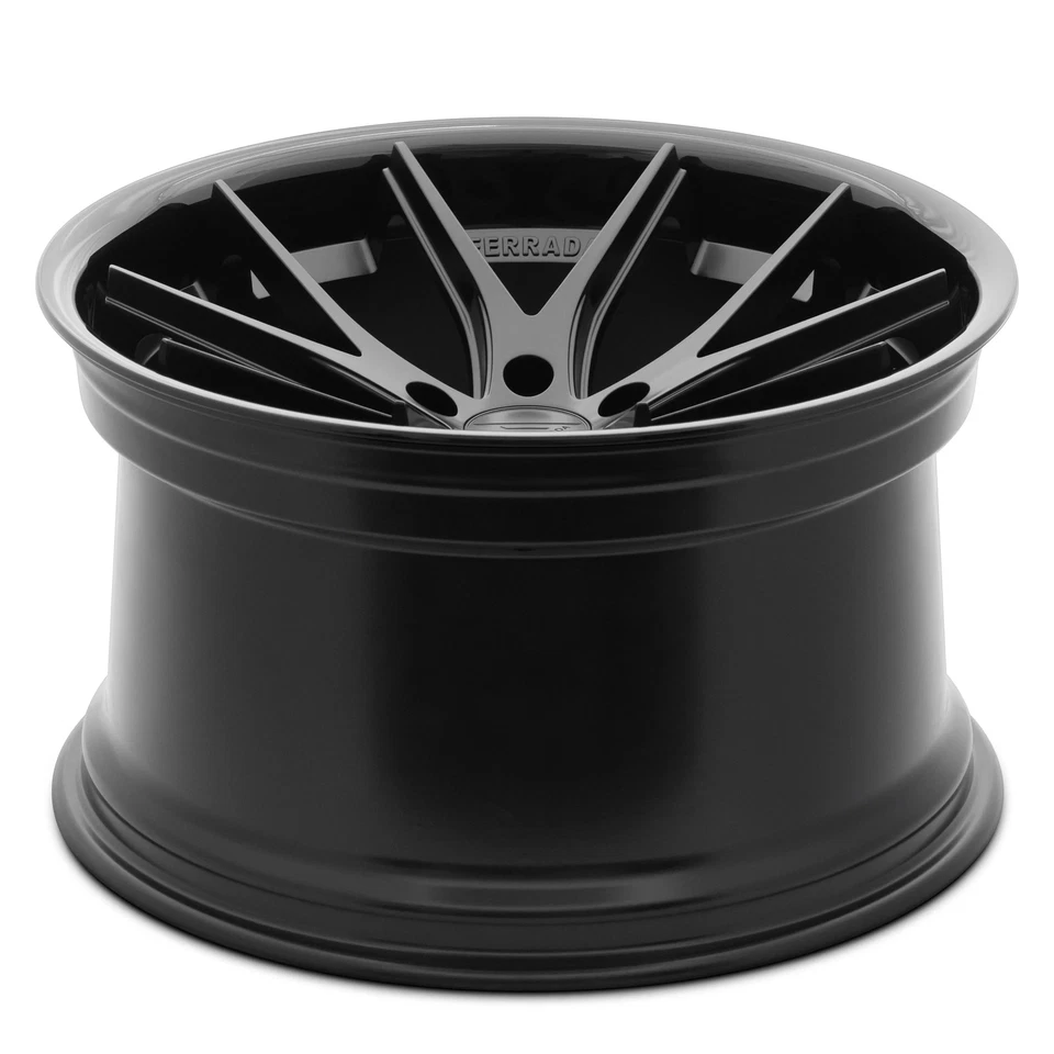 Ferrada FR2 Wheel 20x9 (35, 5x112, 66.56) Black Single Rim - Image 2 of 4