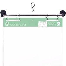 Easel Sheet Holder 29 Inch, Magnetic Whiteboard Pad Stand, 4 Hooks, Multicolor