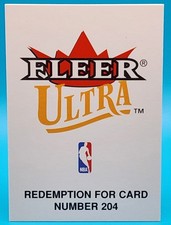 2002-03 Fleer Ultra EMANUEL MANU GINOBILI Redemption card #204 Rookie RC HOF. rookie card picture