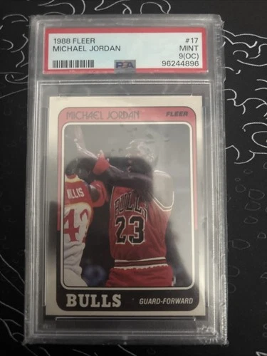 1988 Fleer Michael Jordan #17 PSA MINT 9 (oc)