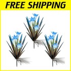 Rust-Resistant Metal Agave with Ground Insert - Stunning Patio Decoration