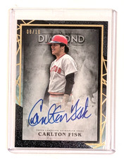 2022 Topps Diamond Icons - Autographs Carlton Fisk #AC-CF Black /10