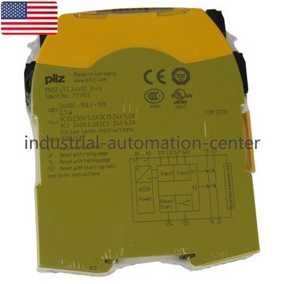 New 751103 PILZ PNOZ s 3C 24VDC 751103 Safety Relay- US Stock