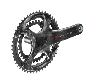 50x34d 12v Carbon-Kurbelgarnitur und Kettenblatt CAMPAGNOLO SUPER RECORD PRO-TEC