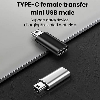 USB C To Mini USB-2.0 Adapter Type C Female To Mini Male Schön  Convert P8H4