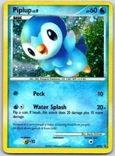 Piplup Holo Promo Diamond and Pearl Promos DP03 DMG on eBay