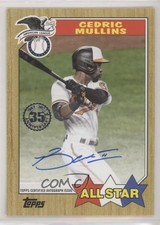 2022 Series 2 1987 Topps All-Star Baseball Cedric Mullins #87ASA-CM Auto kq9