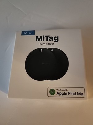 MiLi MiTag Bluetooth Tracker for Apple Find Mi Google Certified Key BLK
