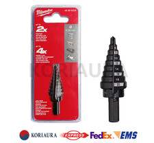 Milwaukee 48-89-9320 4-20 mm - 9 Hole Size Step Drill Bit Dual-Flute Black Oxide
