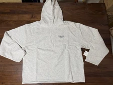 Aime Leon Dore ALD Aimé Gallery Cubist Artwork Oatmeal Hoodie Sweatshirt Size XL