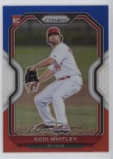 2021 Panini Prizm Tier II Red White & Blue Prizm Kodi Whitley #104 11fa