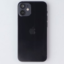 Repair Part - OEM Pull Back Glass  Housing for iPhone 12 Mini - Black