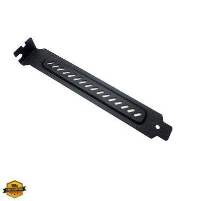 Hard Steel Dust Filter Blanking Plate PCI Slot Cover 10 Pcs Black