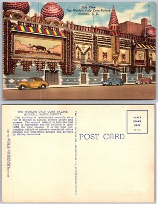 Corn Palace Mitchell SD Postcard
