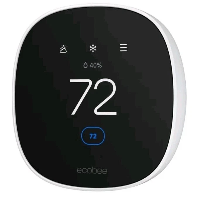 ecobee Smart Thermostat Essential - Energy Star Certified programmable Wi-Fi
Opens in a new window o