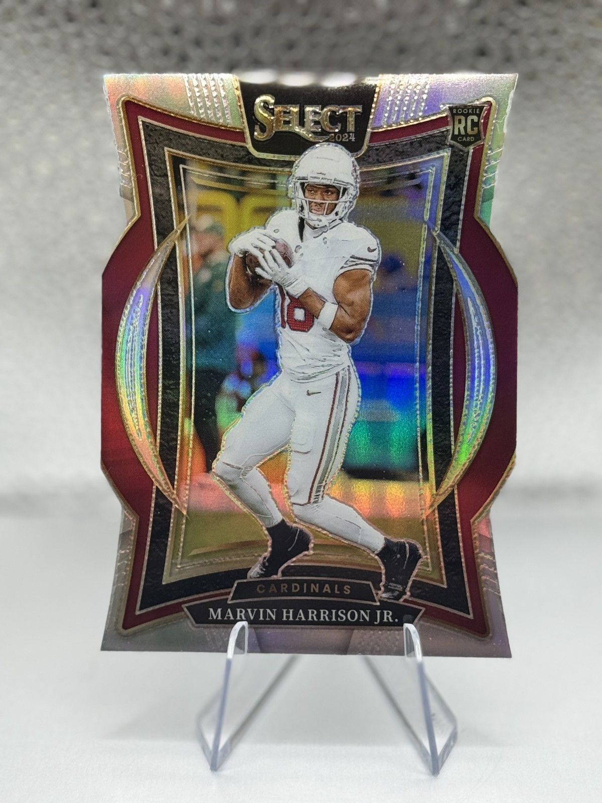 2024 Panini Select - Concourse Marvin Harrison Jr. #28 Silver Prizm Die-Cut (RC)