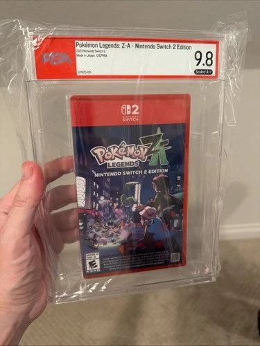 Pokemon Legends: Z-A PSA 9.8 A++ 1st Print Nintendo Switch 2 Graded Game