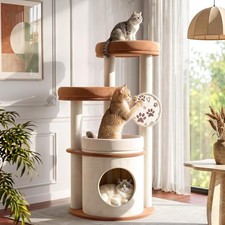Maine Coon Cat Tree for Large Cats 46" Cat Tower Stable Base