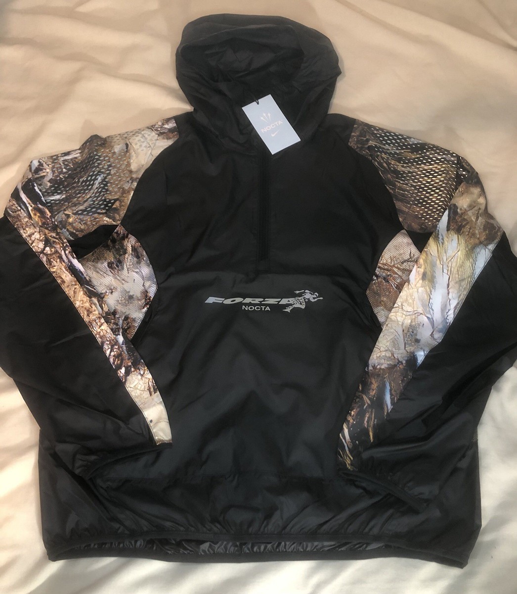 NOCTA x Nike Camo FORZA Pullover Running Jacket Men's Size Small