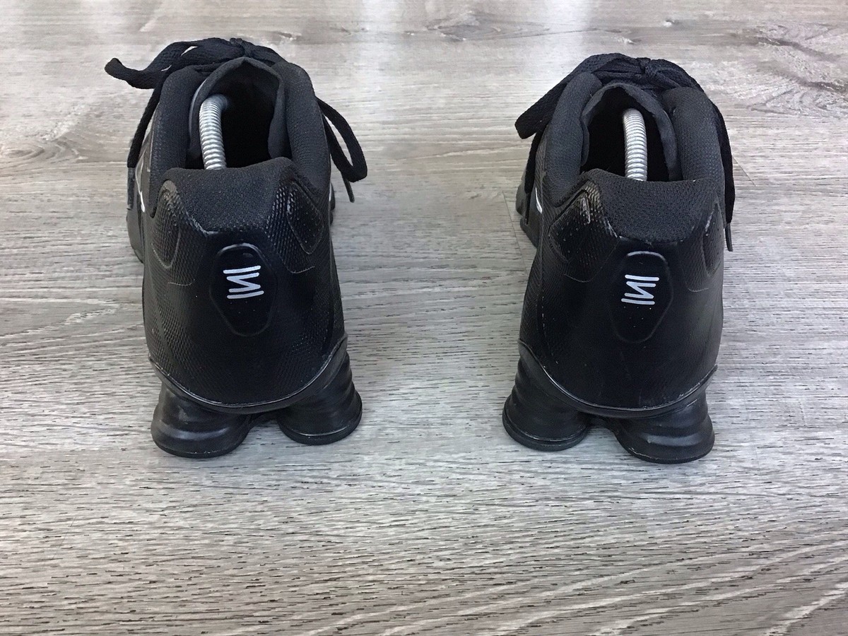 Nike Shox Roadster Mens 11.5 Black Athletic Running Sneakers Shoes